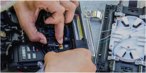 splicing-fiber-optic